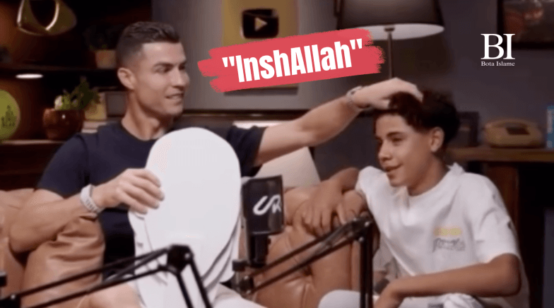 Cristiano Ronaldo dhe djali i tij, Mateo, ndajnë një ëndërr të madhe me fjalën "InshAllah"